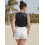 (L, Black) Vestă din piele îmbrăcăminte western 3