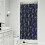 Αδιάβροχη κουρτίνα ντους με floral εκτύπωση 36"x72" με 12 γάντζους 1