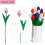 Blue Artificial Tulips 13in 10-Piece Bouquet 2