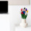 Blue Artificial Tulips 13in 10-Piece Bouquet 3