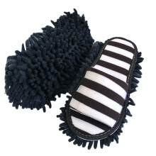Liquidation ! Pantoufles balai à poussière en microfibre lavables pour un nettoyage rapide et facile des sols S3Y2
