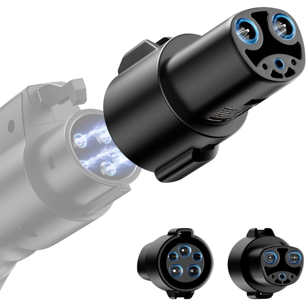 J1772 To Tesla Adapter, 80A/280V Fast Charging For Model 3/Y/X/S Â Sae J1772 Ev Adapter Compatible With Tesla Cars Only 9499224848573