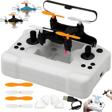 Mini Drone for Beginners – Easy Stunt Flights, 360 Tricks, LED Lights & Propeller Protection – Compatible with All Ages