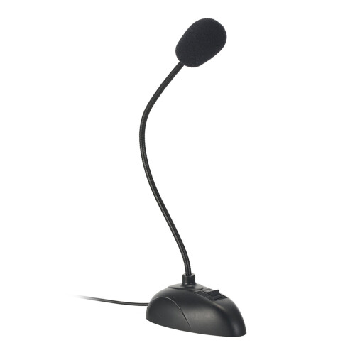 Flexibele standaard studio spraakmicrofoon met 3,5 mm stekker, zwanenhalsmicrofoon, bedrade microfoon voor computer, pc, desktop, notebook