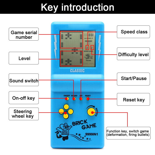 Videojuego portátil Screen Brick 1