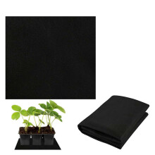 (M, Black) Hydroponic Plant Watering Mat Automatic Irrigation Pad with Capillary Action for Plants Efficient Watering Solution