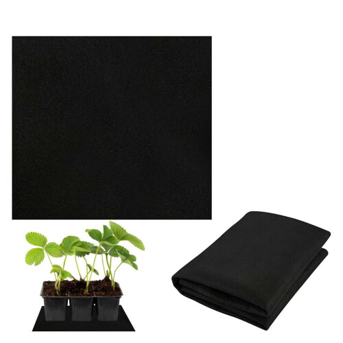 (M, Black) Hydroponic Plant Watering Mat Automatic Irrigation Pad with Capillary Action for Plants Efficient Watering Solution