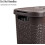 Slim40L plastic wasmand met scharnierend deksel 4