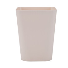 Poubelle rectangulaire en plastique, 18 x 23 cm, kaki – Convient pour la salle de bain, la chambre, le bureau et la cuisine