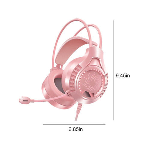 Gaming-øretelefoner 3,5 mm + USB dobbeltforbindelse med mikrofon 2