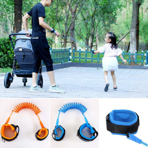 Child safety walking harness with wrist leash 2