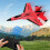 RC-jagerfly med LED-lys og 15-minutters flyvning 4