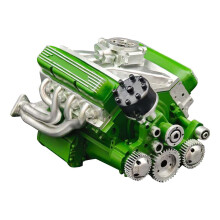 89% Gasoline OHV V8 Small-Block Engine Model Kit, Compatible with Cison V8 – Build Your Own STEM Mini V8 Model for Adults