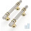 Cabinet Handles and Knobs Brushed Nickel Gold 5-Pack 1