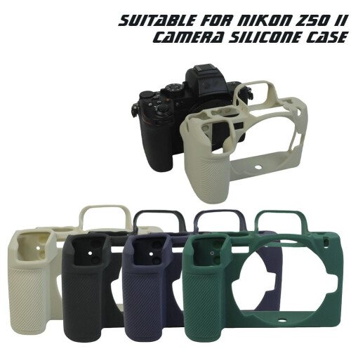 Capa de silicone para câmera Nikon Z50II, macia e leve, com proteção completa (A5X5Case). 2