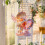 Glitrende engel akryl ornament – 1 pakke 1