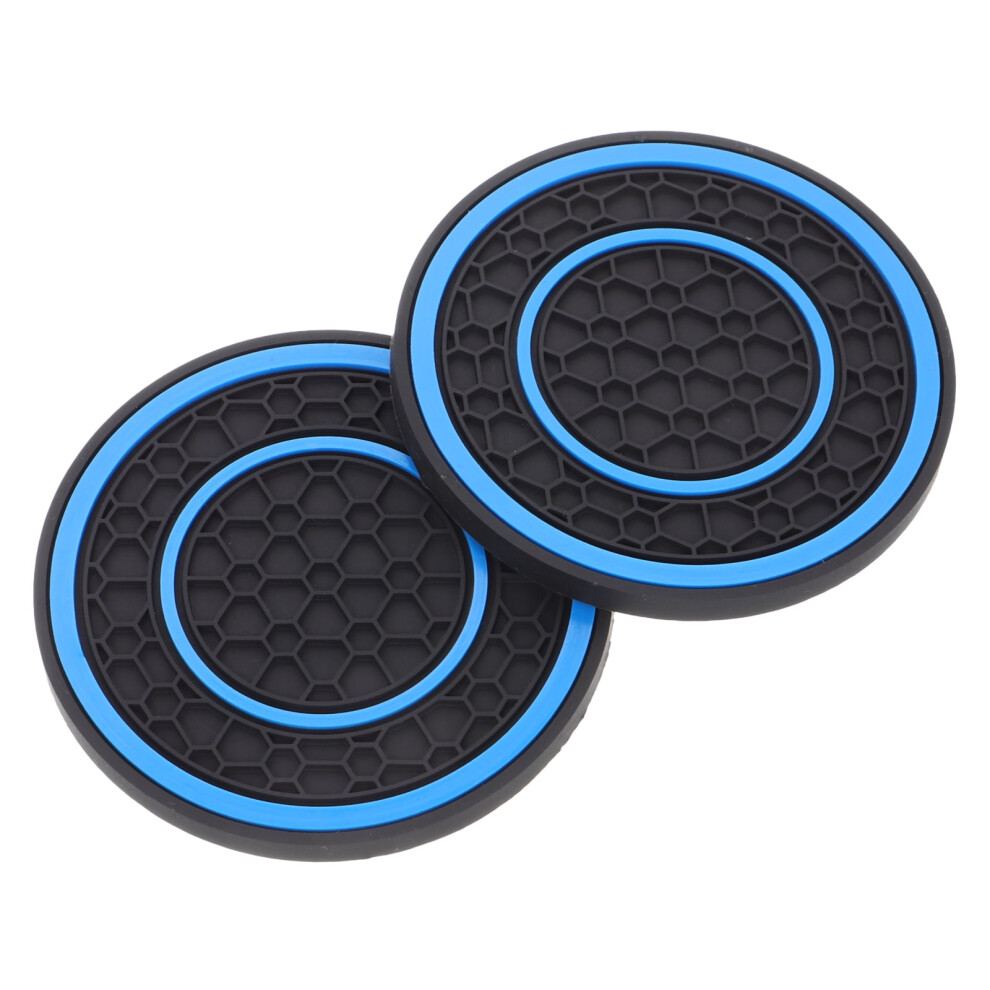 Silicone Car Cup Holder Coasters 2Pcs Vehicle Cup Coaster Auto Cup Mats Car Cup Holder Insert Coasters Car Interior Accessories 9353595331204