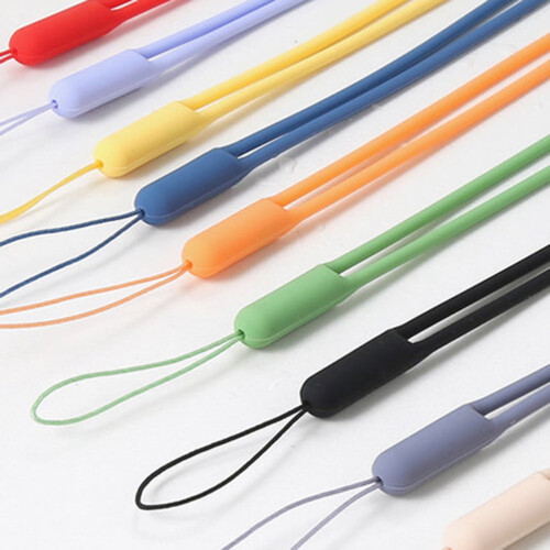 8 bpíosa strapaí láimhe silicone, dath randamach 1