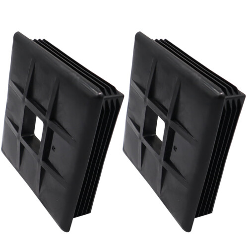 Conjunto de 2 tampas de extremidade de para-choque automotivo para trailers e motorhomes (4 polegadas) 2