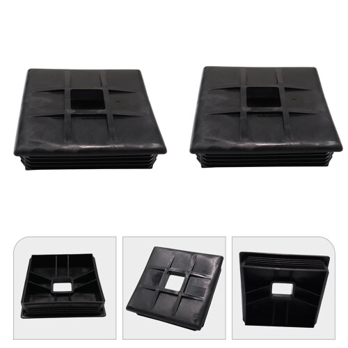 Conjunto de 2 tampas de extremidade de para-choque automotivo para trailers e motorhomes (4 polegadas) 1