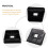 Conjunto de 2 tampas de extremidade de para-choque automotivo para trailers e motorhomes (4 polegadas) 4