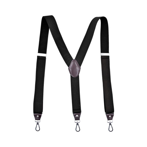 Μοντέρνες ανδρικές τιράντες με λουράκι 3Hooks, βαρέως τύπου, μονόχρωμη ζώνη πλάτης Y, 2