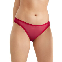 Bikini taille basse en maille vaporeuse pour femme - Style 3202