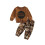 (4-5 Years, Coffee) Set de 2 de camuflaj. 1