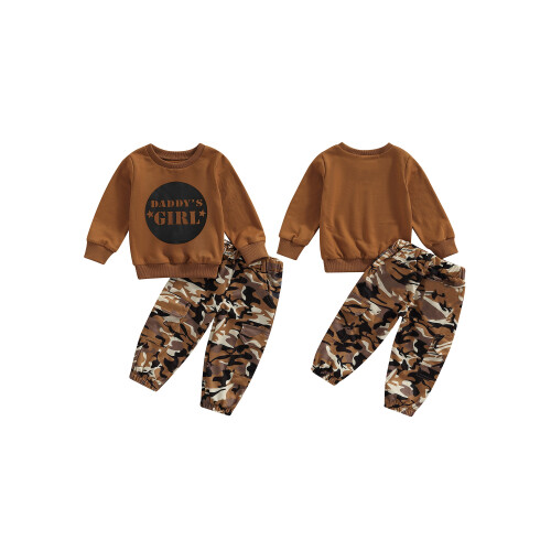 (3-4 Years, Coffee) Set de 2 de camuflaj. 1