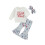 (6-12 Months, White) Completo natalizio per (3 pezzi). 1