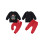 (6-12 Months, Black) Set de 2 pantaloni solizi. 2