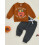 (0-6 Months, Dark Gray) Σετ Halloween για 2 τεμάχια 3