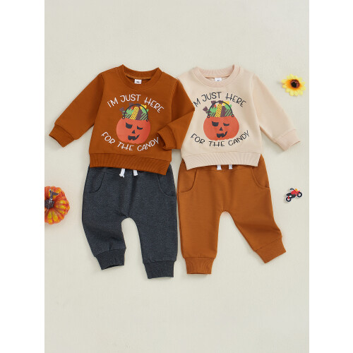 (18-24 Months, Dark Gray) Completo Halloween per 2 pezzi. 2