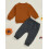 (18-24 Months, Dark Gray) Completo Halloween per 2 pezzi. 6