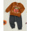 (0-6 Months, Dark Gray) Σετ Halloween για 2 τεμάχια 4