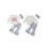 (6-12 Months, White) Completo natalizio per (3 pezzi). 2