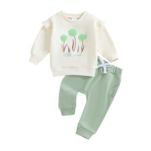 (3-6 Months, Green) Ensemble pour petites tenues adorables.