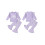 (2-3 Years, Purple) Set de haine 2 buc. 2
