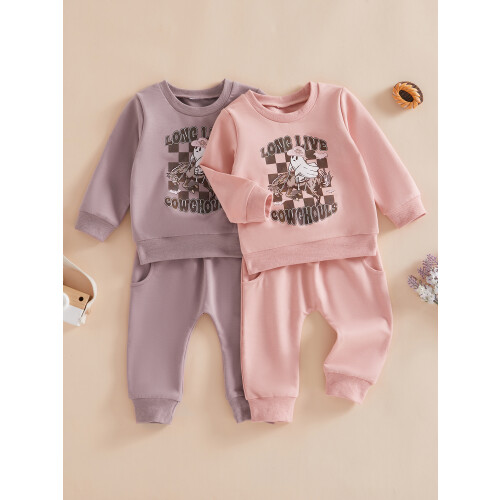 (0-6 Months, Pink) Σέτ 2 τεμαχίων σχέδιο φάντασμα 2