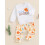 (2-3 Years, White) Set pantaloni copii, pantaloni lungi. 3