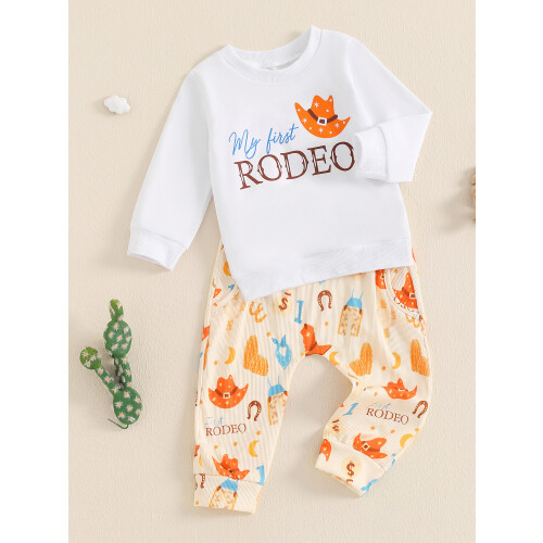 (2-3 Years, White) Set pantaloni copii, pantaloni lungi. 2