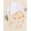 (6-12 Months, White) Set pantaloni copii, pantaloni lungi. 4