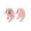 (12-18 Months, Pink) Σέτ 2 τεμαχίων σχέδιο φάντασμα 2