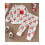 (2-3 Years, White) Set bluze Crăciun talie elastică 5
