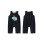 (12-18 Months, Navy Blue) Ολόσωμη φόρμα κοτλέ και φθινόπωρο 2