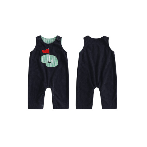 (12-18 Months, Navy Blue) Ολόσωμη φόρμα κοτλέ και φθινόπωρο 1