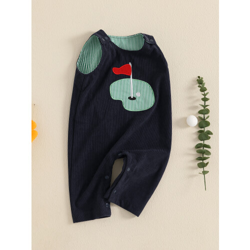 (12-18 Months, Navy Blue) Ολόσωμη φόρμα κοτλέ και φθινόπωρο 2