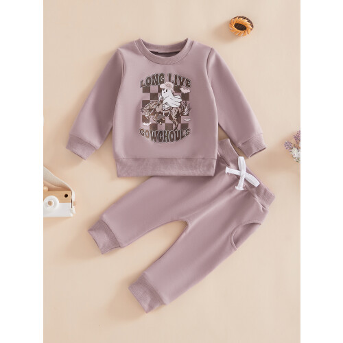 (18-24 Months, Purple) Σέτ 2 τεμαχίων σχέδιο φάντασμα 2