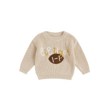 (12-18 Months, Ivory) Kleinkinderpullover für Jungen lange Ärmel