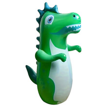 Inflatable Dinosaur Punching Bag Green 35.43 inch